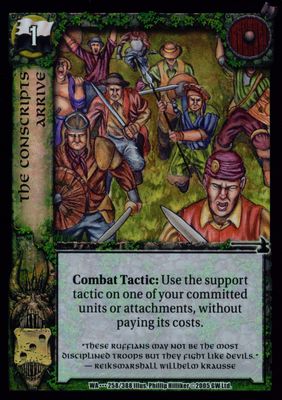 The Conscripts Arrive